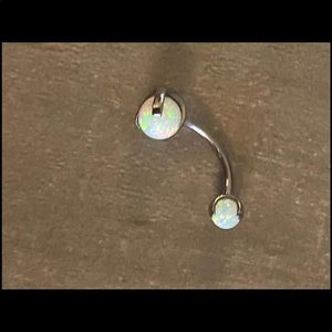 Opal belly button ring!